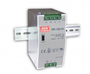 Mean Well: Industrial PoE DIN Rail Mounting Power Supply: 48V, 120W