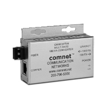 ComNet 100/1000Mbps multirate SFP media converter PoE+