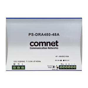 ComNet: Industrial DIN Rail Mounting Power Supply, 48V, 480W
