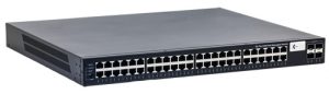 barox BA-RY-LGSP23-52 Ethernet Switch, 52 Ports: 48 x 10/100/1000 Electrical & 4 x 10/100/1000 Combo, Managed, PoE+