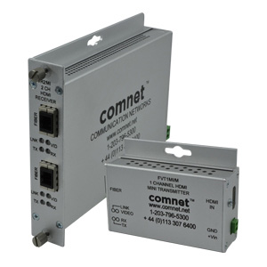 ComNet FVT/FVR(X)MI[/M]: HDMI™ Digital Interface multimode link with HDCP / EDID / CEC